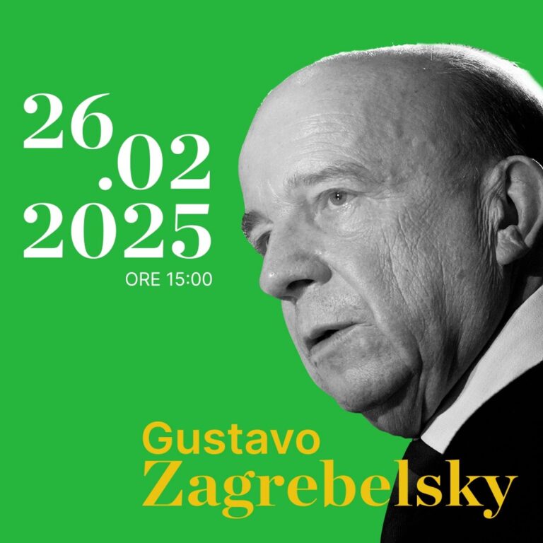 Cerimonia d’Inaugurazione dell’Anno Accademico 2024 / 2025 – Gustavo Zagrebelsky